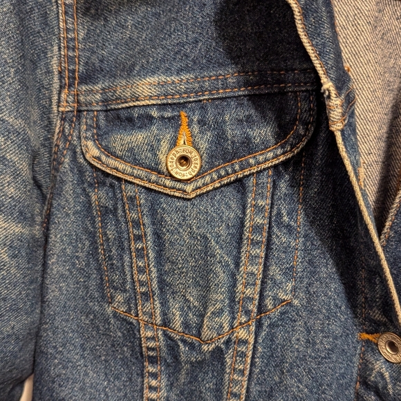 For Joseph Denim Jacket - Blue Jean Button Up Coat - Medium - Picture 8 of 11